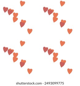 Seamless heart vector, simple heart pattern, ornaments vector, vector design, heart shape, seamless pattern, vector abstract, seamless wallpaper, Valentine's day pattern, seamless background