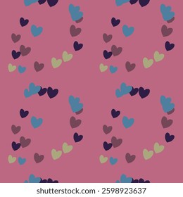 Seamless heart vector, simple heart pattern, heart shape, vector shapes, love symbol, pattern vector, seamless texture, Valentine's day, ornament vector, background texture, pattern background
