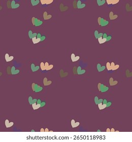 Seamless heart vector, heart symbol, ornament vector, vector backgrounds, pattern design, vector design, love symbol, Valentine's day, pattern background, seamless pattern, background design