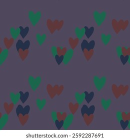 Seamless heart vector, heart symbol, seamless texture, heart shape, heart pattern background, Valentine's day, background vector, vector illustration, ornament vector, abstract background