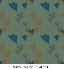 Seamless heart vector, seamless texture, vector background, vector shapes, love heart vector, heart background pattern, cute heart pattern, seamless pattern, Valentine's day pattern