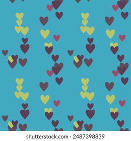 Seamless heart vector, seamless texture, backgrounds and textures, seamless pattern vector, background vector, vector abstract, heart background pattern, pattern design, ornament pattern