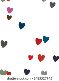 Seamless heart vector, Valentine's day, vector shapes, background design, love symbol, heart shape, simple heart pattern, heart symbol, seamless texture, vector background, vector illustration