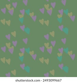 Seamless heart vector, Valentine's day pattern, heart shape vector, vector background, simple heart pattern, love symbol, ornaments vector, seamless wallpaper, pattern design