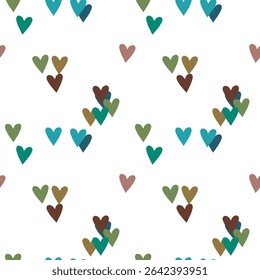 Seamless heart vector, Valentine's day, pattern design, heart background pattern, vector abstract, vector pattern, vector design, seamless background, seamless texture, seamless patterns