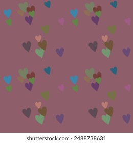 Seamless heart vector, seamless wallpaper, vector background, ornament pattern, seamless pattern vector, heart background, ornament vector, cute heart pattern, pattern design