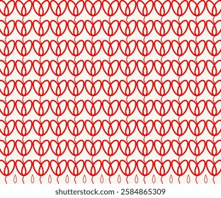 Seamless heart-inspired pattern with elegant, flowing lines, creating a romantic and artistic design. The intricate symmetry makes it ideal for wallpapers, textiles, gifts, invitations, and branding.