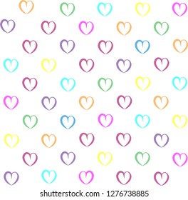 seamless hearts background