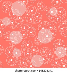 Fondo de corazones impecables