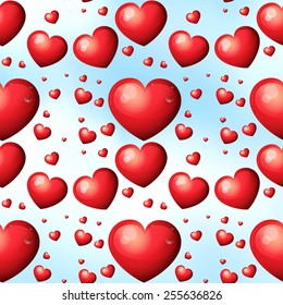 seamless hearts design