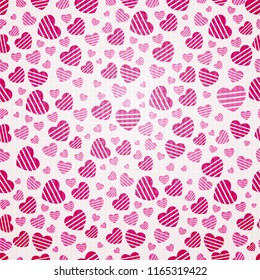 seamless hearts pattern