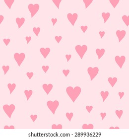 Seamless hearts pattern