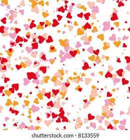 seamless hearts pattern. Select all the art and drop it into your swatches palette to create an Adobe Illustrator pattern.