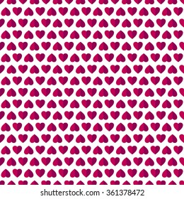 Seamless hearts Pattern. Valentines day background. Abstract Background. Chains of hearts. 14 February love seamless pattern. Garlands of hearts. Grid. Geometric Pattern. Vector Regular Texture