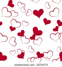 Seamless from hearts(can be repeated and scaled in any size)