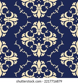 Seamless heraldic background illustration, vector, vintage, classic, retro, traditional, european