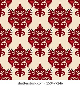Seamless  Heraldry Pattern Vector