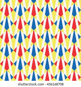 Seamless herringbone pattern. Madras check pattern with blue, red, yellow. Digital print for wallpaper, wrapping paper, fabric, textile, scrap booking, apparel, web design.Vector seamless background. 