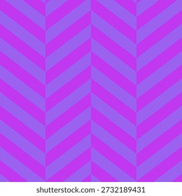 Seamless herringbone pattern with purple and violet diagonal stripes. Geometric background.