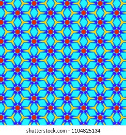 Seamless hexagon abstract background pastel pattern wallpaper