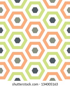 Seamless Hexagon Background Pattern