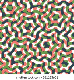 Seamless hexagon flowers vector background pattern tile
