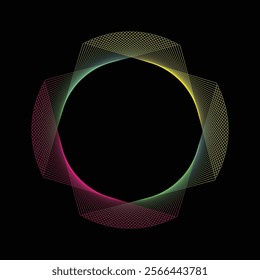 seamless Hexagon line drawing pattern