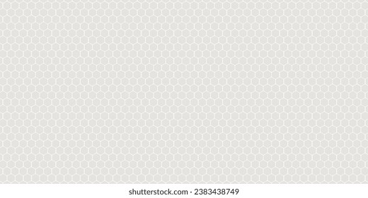 Seamless hexagon mesh pattern. vector