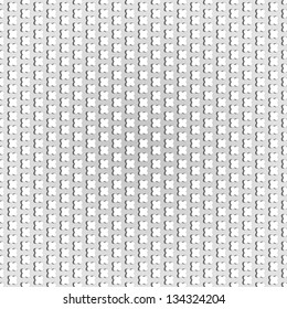 Seamless hexagon metal background with light reflection