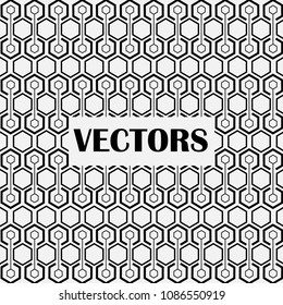 Seamless hexagon pattern 