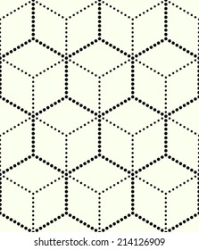 Seamless hexagon pattern