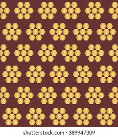 seamless Hexagon pattern background.