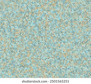 Seamless Hexagon Pattern. Geometric shapes of varied style and color. Small hexagon shapes. Tileable pattern. Seamless background. Cool vector illustration.