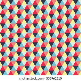 Seamless hexagon pattern, a vector seamless hexagon pattern with colors