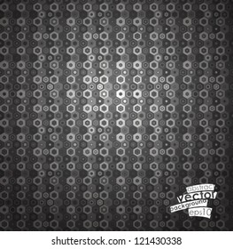 Seamless hexagon pattern. Vector illustration.