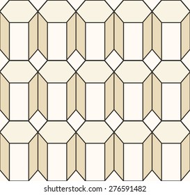 Seamless Hexagon Pattern : Vector Illustration