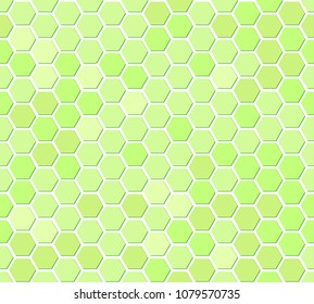 Seamless hexagon texture, geometric background, honeycomb pattern, snake skin, vector illustration