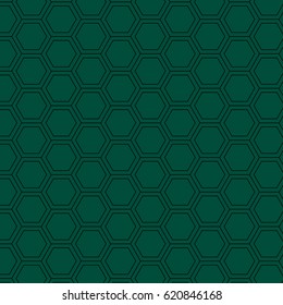 Seamless hexagon texture. Vector pattern for design