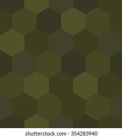 Seamless hexagon vector pattern