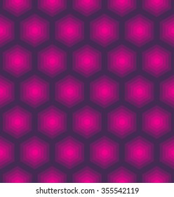 Seamless hexagon vector pattern
