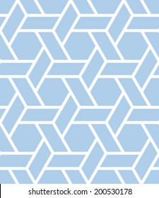 Seamless Hexagon Weave Background Pattern