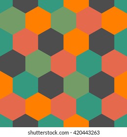 seamless hexagonal background pattern