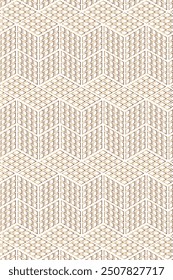 Seamless hexagonal geometric pattern Design