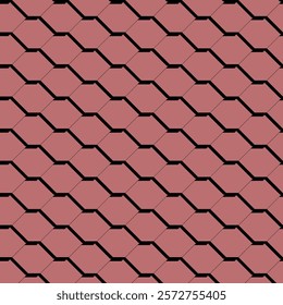 Seamless hexagonal geometric pattern with a modern abstract design, perfect for wallpapers, textiles, or digital applications