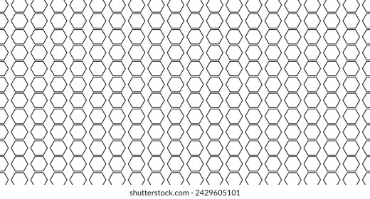 Seamless hexagonal mesh pattern modren