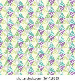 Seamless Hexagonal Mosaic With a Curvy Texture