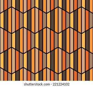 A seamless hexagonal pattern