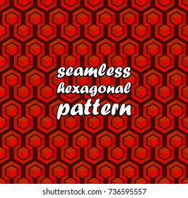 Seamless hexagonal pattern