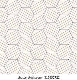 seamless hexagonal pattern with diagonal strips.