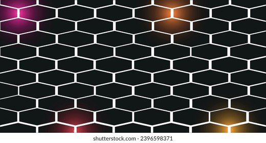Seamless hexagonal pattern - geometric background stock illustration.vector illustration